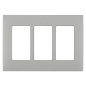 RENU 3 Gang Screwless Snap-on Wallplate